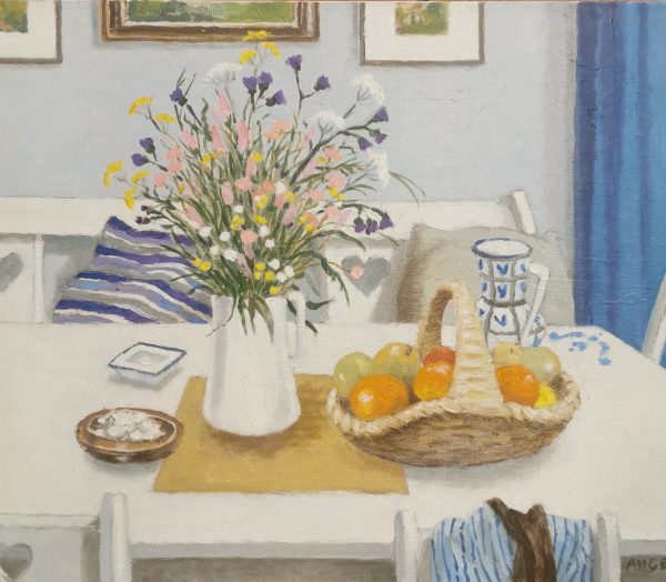 Fleurs des champs-Intérieur bleu