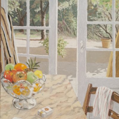 Intérieur à la table de marbre