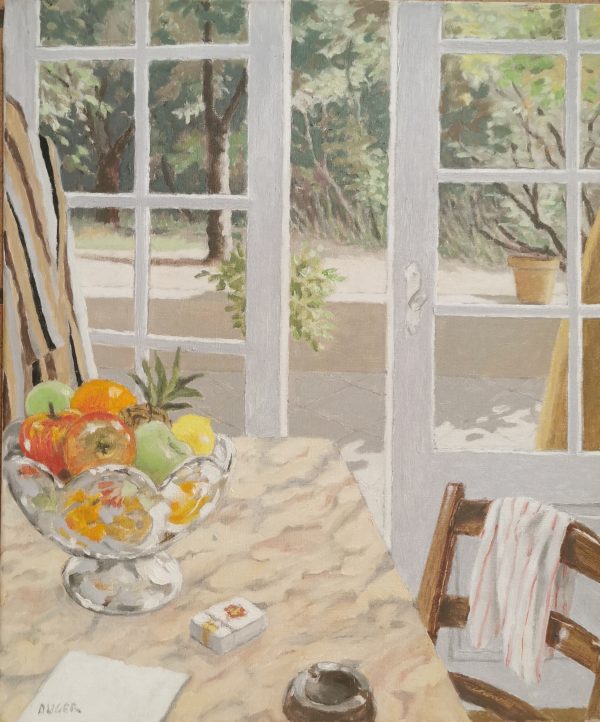 Intérieur à la table de marbre
