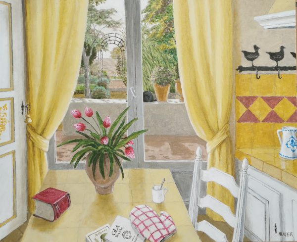 La cuisine à four-le chat