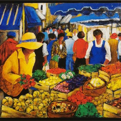 Marché aux couleurs d'été