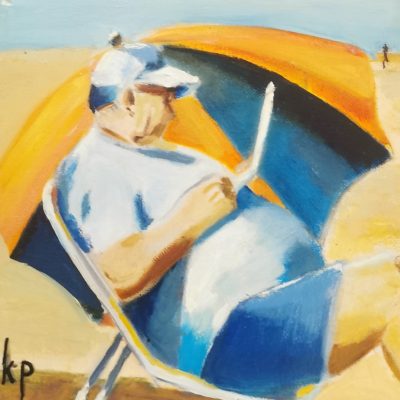 Le journal à la plage